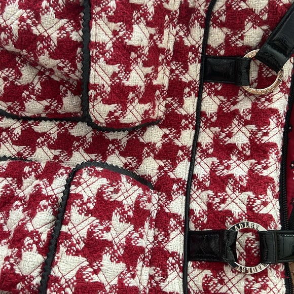 Vera Bradley Limited Edition Houndstooth Large Weekend Satchel Tote Travel Bag - Picture 9 of 17